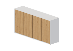 Armarios y C&oacute;modas 3D - Mueble de madera - Horm - Oblique