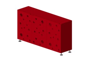 3D Schr&auml;nke und Kommoden - Anrichte aus Holz - Horm - Polka Dots