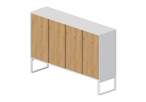 3D Schr&auml;nke und Kommoden - Anrichte aus Holz - Horm - Oblique