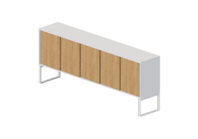 3D Schr&auml;nke und Kommoden - Anrichte aus Holz - Horm - Oblique