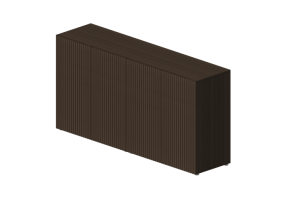Wardrobes and Cabinets 3D - Wooden sideboard - Horm - Leon