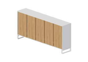 Armadi 3D - Madia in legno - Horm - Oblique