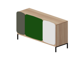 Armadi 3D - Com&ograve; in legno - Horm - Legato