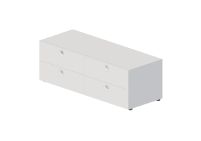 Wardrobes and Cabinets 3D - Cabinet with four drawers - Horm - Anish Drawer