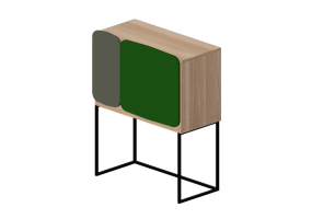 Armarios y C&oacute;modas 3D - C&oacute;moda de madera - Horm - Legato