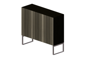 Meubles 3D - Meuble &agrave; trois vantaux - Horm - Carlos