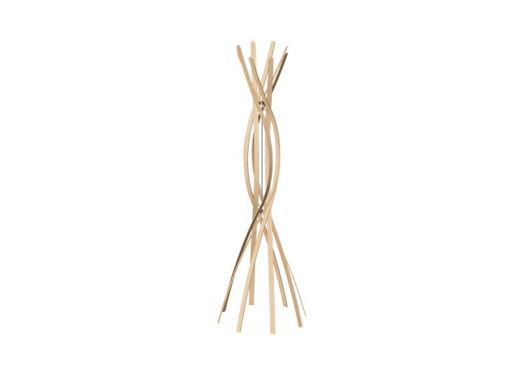 Accessori 3D - Appendiabiti in legno - Horm - Twist - Horm Accessori 3D - Appendiabiti in legno - Horm - Twist - Horm