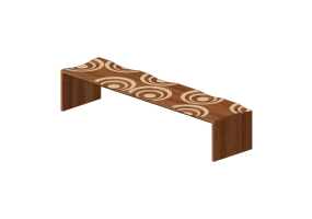 Panche 3D - Panca in legno - Horm - Ripples