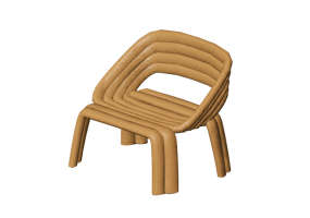 Chaises 3D - Chaise en cuir - Horm - Nuance