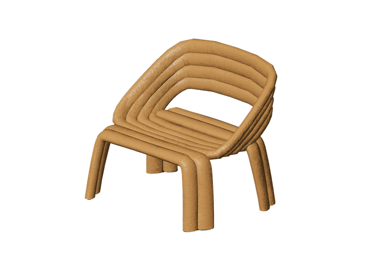 Chaises 3D - Chaise en cuir - Horm - Nuance - Horm Chaises 3D - Chaise en cuir - Horm - Nuance - Horm