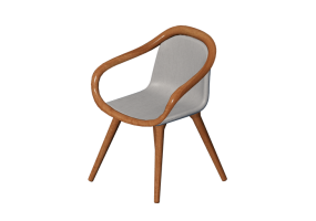 3D St&uuml;hle - Holzstuhl - Horm - Ginevra