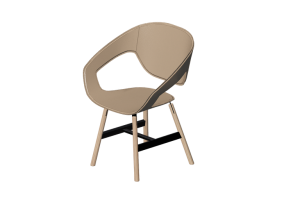 3D Chairs - Sedia in pelle - Horm - Vad