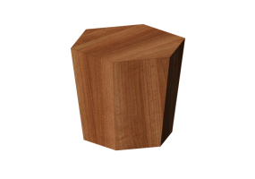 3D Chairs - Stone stool - Horm - Hexagon