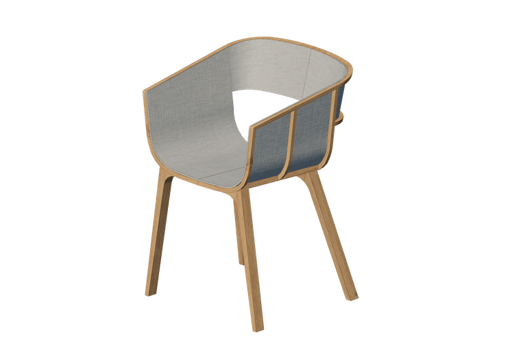 Chaises 3D - Chaise en tissu - Horm - Maritime - Horm Chaises 3D - Chaise en tissu - Horm - Maritime - Horm