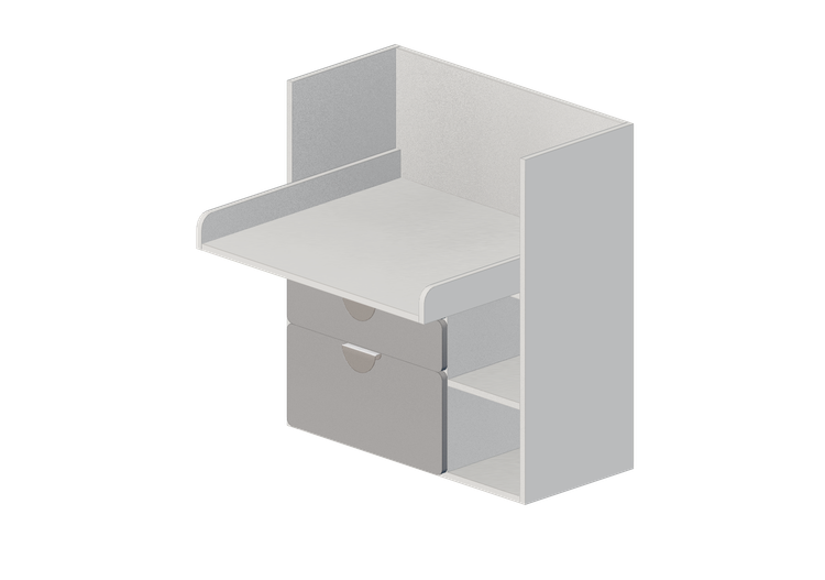 Mobili 3D - Scrivania in legno laccato - Ikea - Småstad -... Mobili 3D - Scrivania in legno laccato - Ikea - Småstad -...