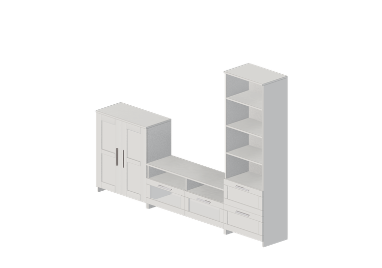 Muebles 3D - Composición de muebles para TV - Ikea -... Muebles 3D - Composición de muebles para TV - Ikea -...