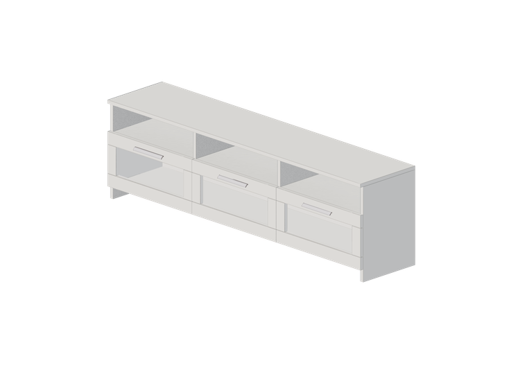 Móveis 3D - Móvel TV de madeira envernizada - Ikea -... Móveis 3D - Móvel TV de madeira envernizada - Ikea -...