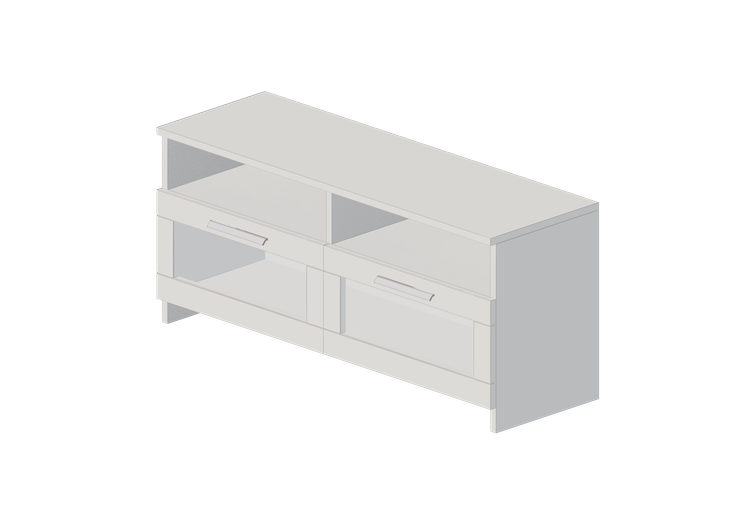Móveis 3D - Móvel TV de madeira envernizada - Ikea -... Móveis 3D - Móvel TV de madeira envernizada - Ikea -...