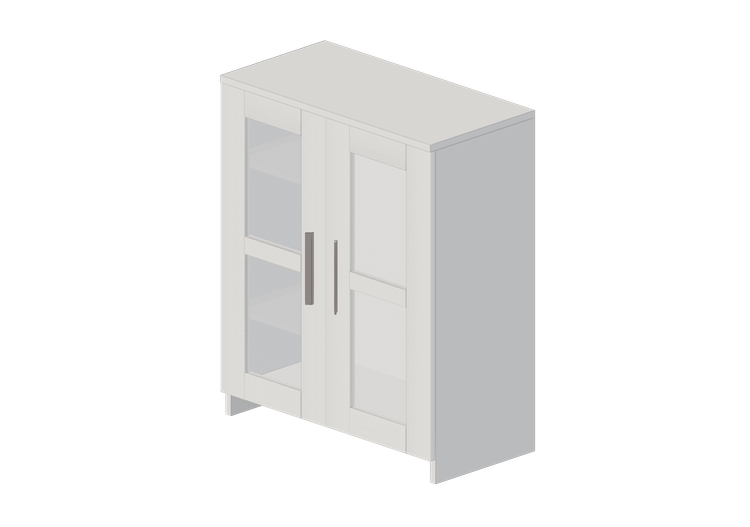 Meubles 3D - Meuble en bois laqué - Ikea - Brimnes - IKEA Meubles 3D - Meuble en bois laqué - Ikea - Brimnes - IKEA