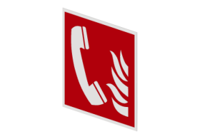 Teléfono a utilizar en caso de incendio - F006