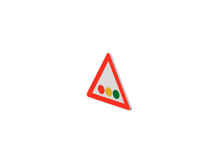 Verkehrsampel mit horizontalen Signalen - ACCA software Verkehrsampel mit horizontalen Signalen - ACCA software