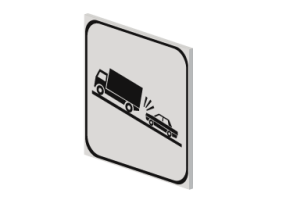 Trucks slowing down