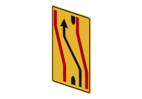 Se&ntilde;al de calzada cerrada &ndash; 411/a