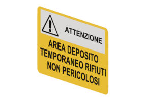 Temporary storage area for non-hazardous waste