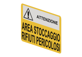 Hazardous waste storage area