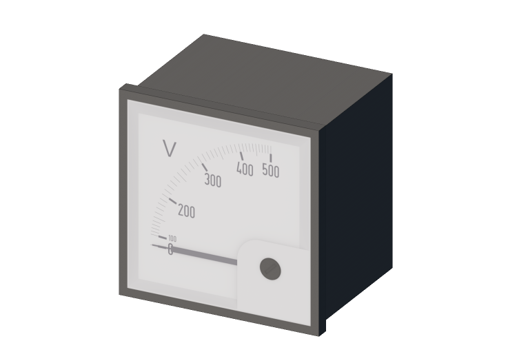 Voltmetro analogico da pannello - ACCA software Voltmetro analogico da pannello - ACCA software