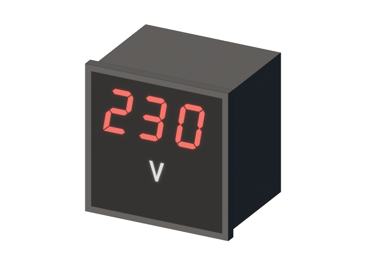 Digital Voltmeter für Panel - ACCA software Digital Voltmeter für Panel - ACCA software
