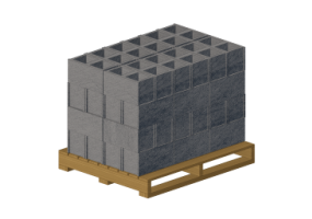 3D-Materialien - Zementbl&ouml;cke auf Pallet