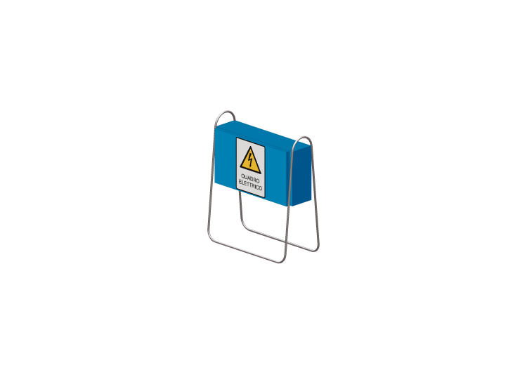 Construction electric panel mounted on support. - ACCA... Construction electric panel mounted on support. - ACCA...