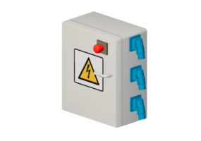 Tableau &eacute;lectrique de chantier