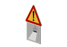 Segni orizzontali in rifacimento &ndash; 391