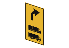 Advance notice for truck deviation is suggested - 410/a
