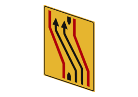 Se&ntilde;al de calzada cerrada&ndash; 413/a