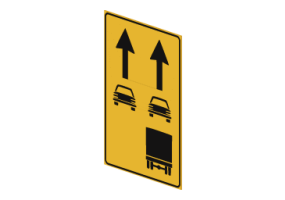 Use of lanes available - 414/c