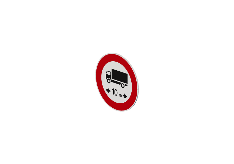 Accès interdit aux véhicules, ou ensemble de véhicules dont... Accès interdit aux véhicules, ou ensemble de véhicules dont...