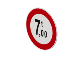 Prohibido el tr&aacute;nsito para veh&iacute;culos con una masa superior a 7 toneladas &ndash; 68