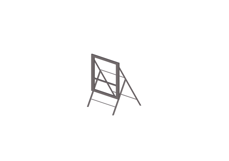 Supports porte-panneaux 60x60cm. - ACCA software Supports porte-panneaux 60x60cm. - ACCA software