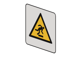 Danger of tripping - W007