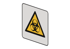 Warnung vor Biogef&auml;hrdung - W009