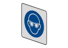 Mandatory protective eyewear - M004