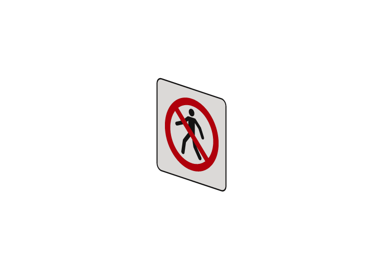 Prohibido a los peatones - P004 - ACCA software Prohibido a los peatones - P004 - ACCA software