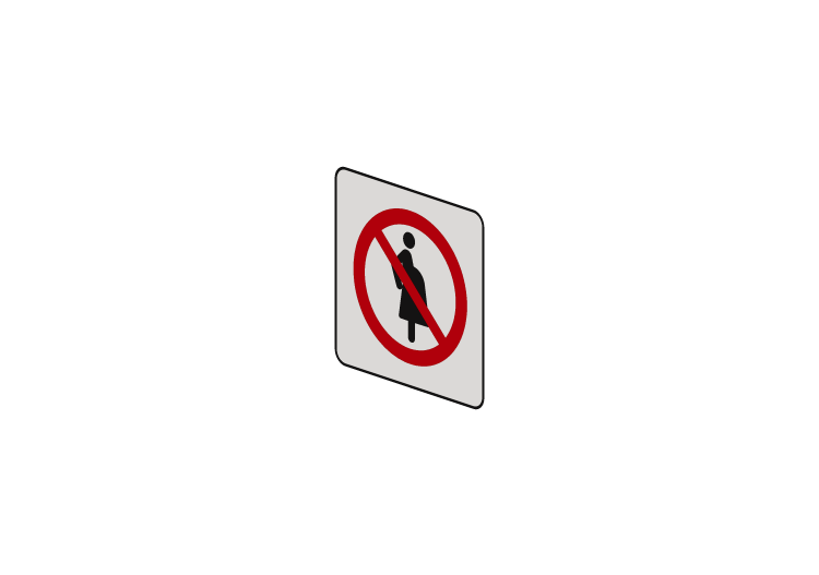 Prohibido para mujeres embarazadas - P042 - ACCA software Prohibido para mujeres embarazadas - P042 - ACCA software