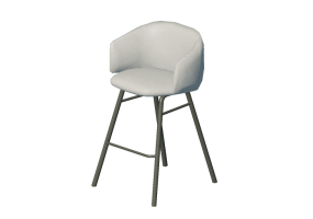 3D Chairs - Fabric stool - Allermuir - Bastille - BST05