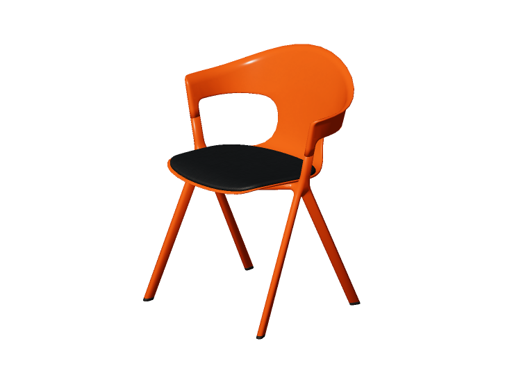 3D Stühle - Sessel mit gepolsterter Sitzfläche - Allermuir... 3D Stühle - Sessel mit gepolsterter Sitzfläche - Allermuir...