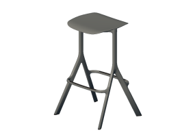 Sedie 3D - Sgabello in plastica - Allermuir - Axyl - AXL04