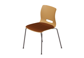 Chaises 3D - Chaise avec assise rembourr&eacute;e - Allermuir - Casper - CS4